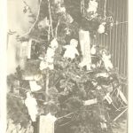 大装饰圣诞树加园、锡尔和装饰下方一些礼物